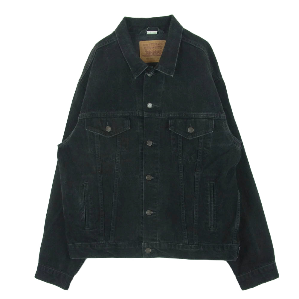 Levi's リーバイス 70507-0260 RELAXED TRACKER ブラックデニム トラッカー ジャケット ブラック系 L【中古】