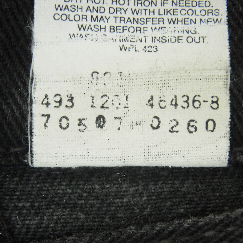 Levi's リーバイス 70507-0260 RELAXED TRACKER ブラックデニム トラッカー ジャケット ブラック系 L【中古】