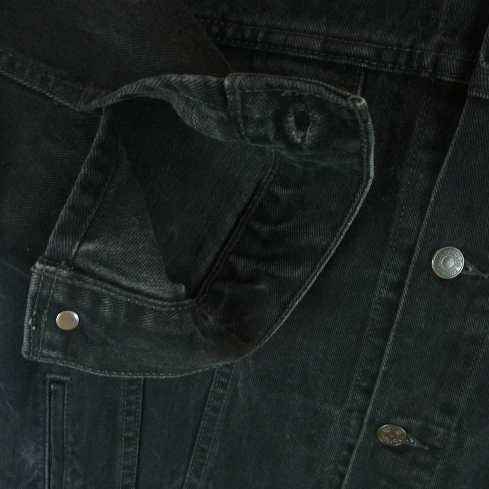 Levi's リーバイス 70507-0260 RELAXED TRACKER ブラックデニム トラッカー ジャケット ブラック系 L【中古】
