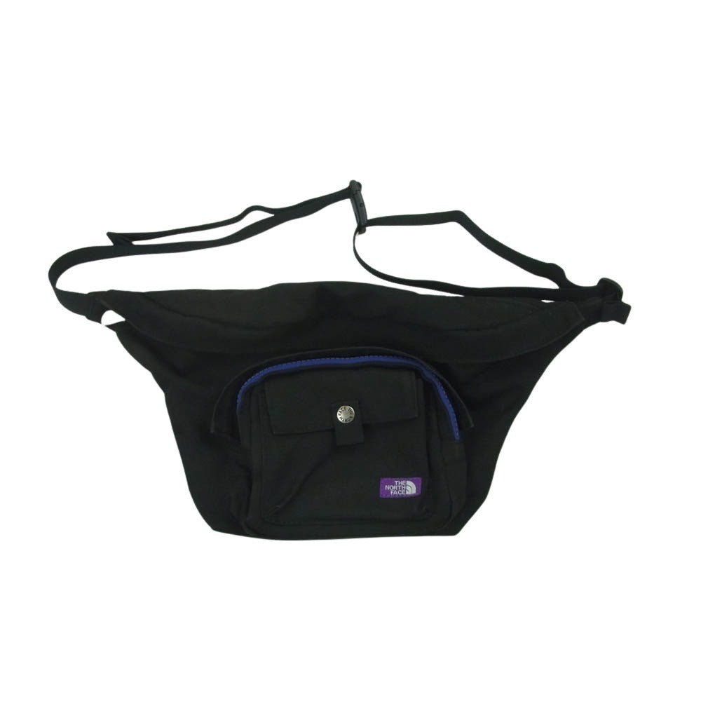 THE NORTH FACE ノースフェイス NN7880N PURPLE LABEL Light weight Waist Bag ジャーナルスタンダード別注 ウエスト ショルダー バッグ ブラック系【中古】