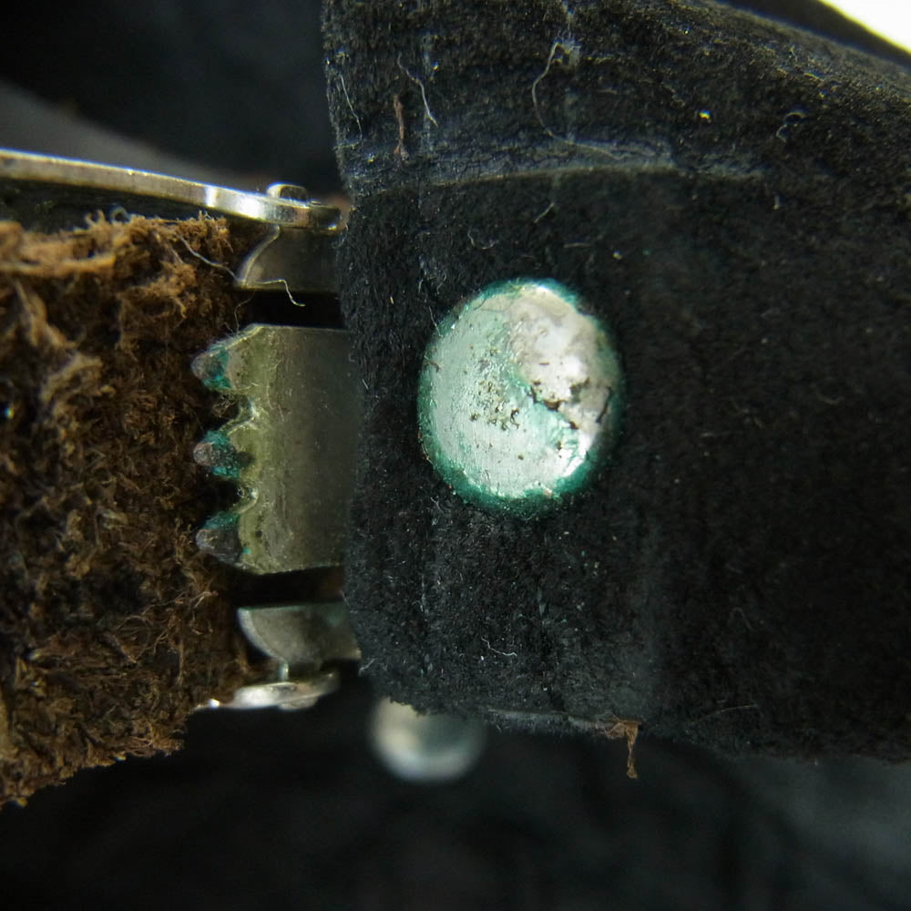 Supreme シュプリーム 16aw uede S Logo 6-Panel スエード ロゴ キャップ アメリカ製 ブラック系【中古】