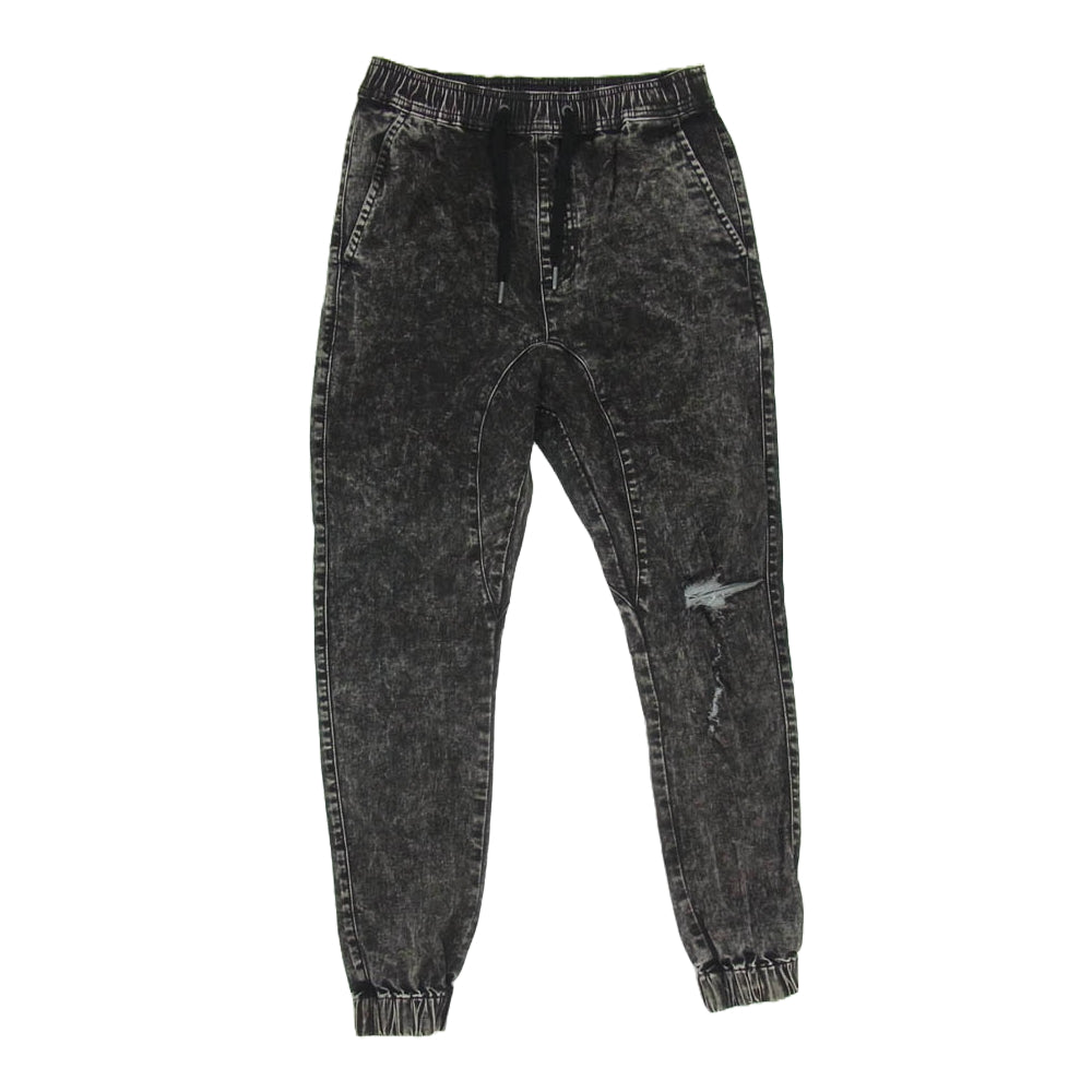 ゼインローブ Black Denim Jogger Pants ブラック デニム ジョガー パンツ ブラック系 32【中古】