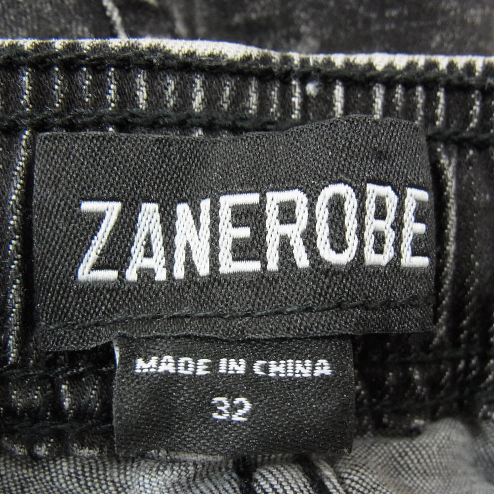 ゼインローブ Black Denim Jogger Pants ブラック デニム ジョガー パンツ ブラック系 32【中古】