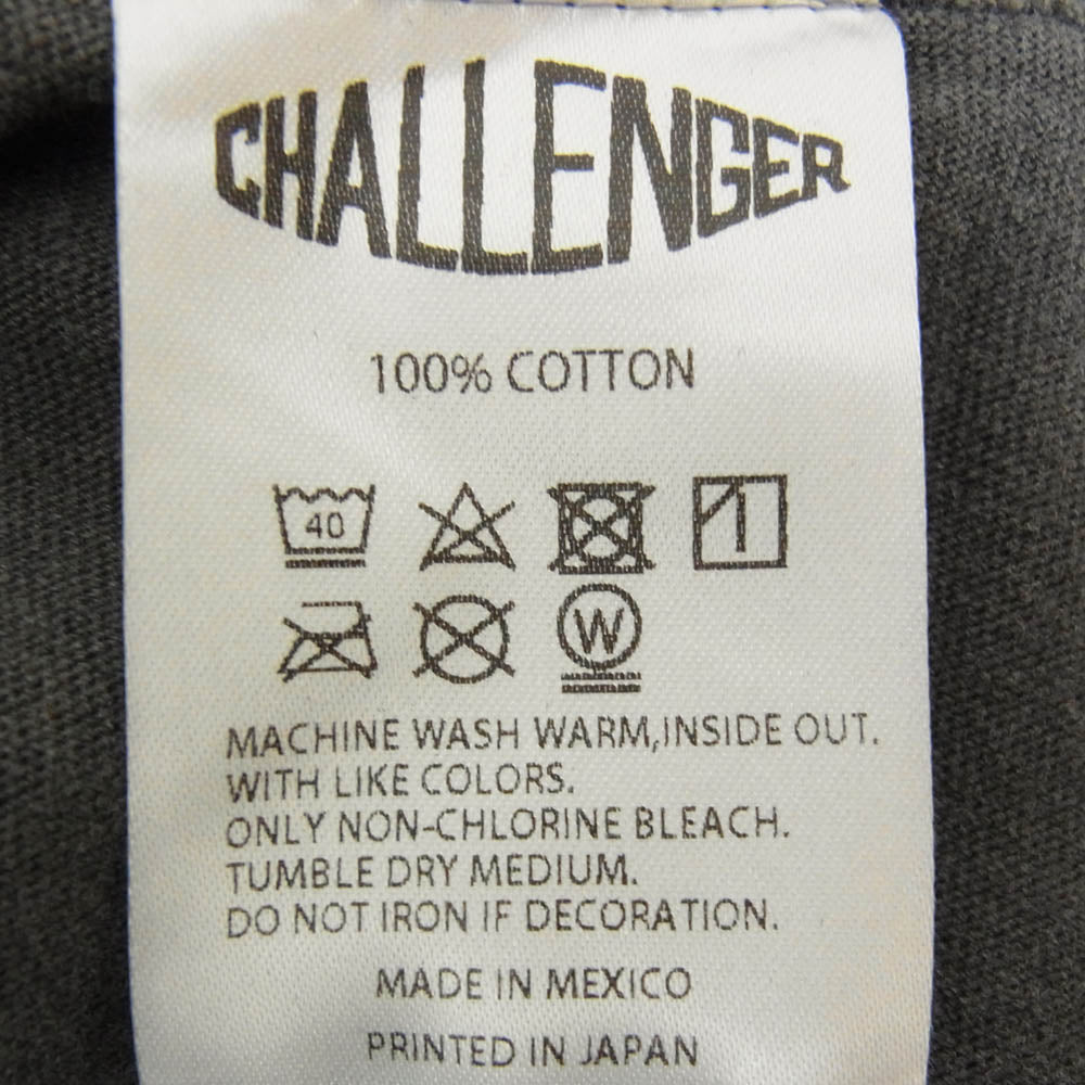 CHALLENGER チャレンジャー 23AW LS B.D SOUTH TIGER TEE タイガー 長袖 Tシャツ グレー系 XL【中古】