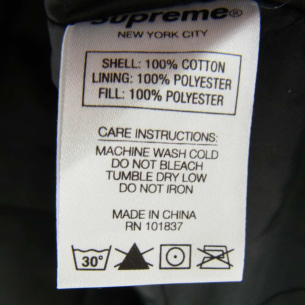 Supreme シュプリーム 20AW Quilted Flannel Shirt 裏地キルティング チェック ネル シャツ ブルー系【中古】