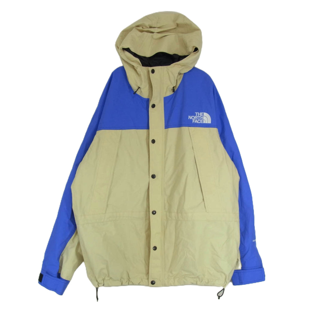 THE NORTH FACE ノースフェイス NPW62236 Mountain Light Jacket マウンテンライトジャケット グラベル ソーラーブルー ベージュ系 XL【中古】