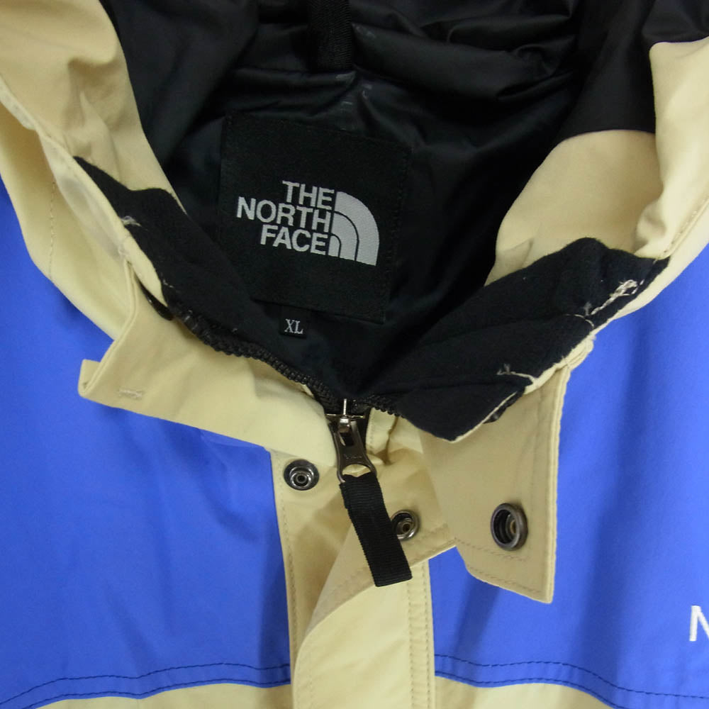 THE NORTH FACE ノースフェイス NPW62236 Mountain Light Jacket マウンテンライトジャケット グラベル ソーラーブルー ベージュ系 XL【中古】