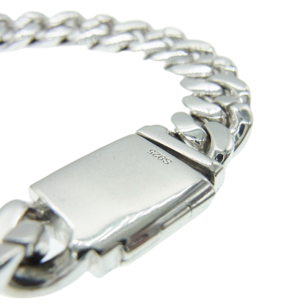 AVALANCHE アバランチ マイアミ ジルコニア ブレスレット 10mm 19cm シルバー系【美品】【中古】