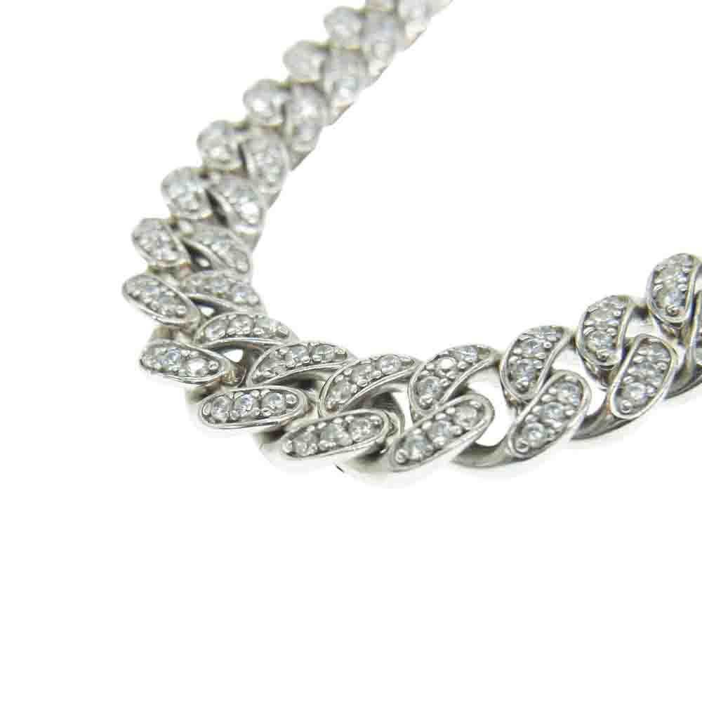 AVALANCHE アバランチ マイアミ ジルコニア ネックレス 7mm 45cm シルバー系【美品】【中古】