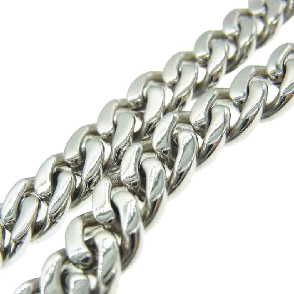 AVALANCHE アバランチ マイアミ ジルコニア ネックレス 7mm 45cm シルバー系【美品】【中古】