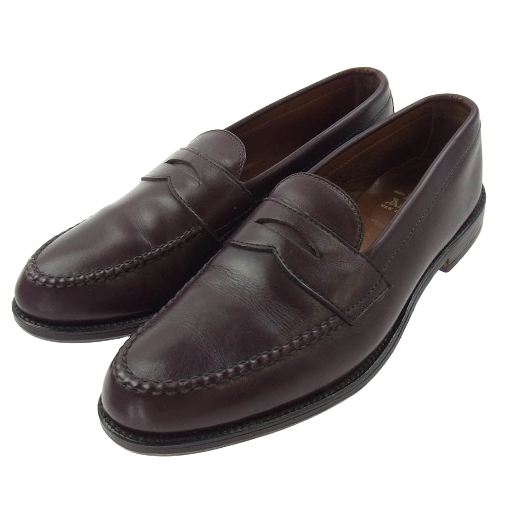 ALDEN オールデン 984 ペニー ローファー コインローファー バーガンディ 赤みがかった茶色 US11.5【中古】