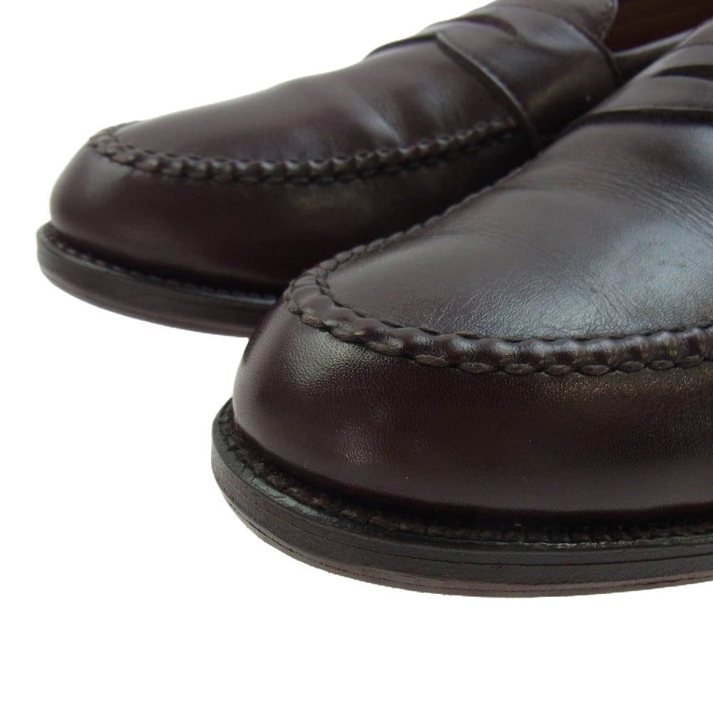 ALDEN オールデン 984 ペニー ローファー コインローファー バーガンディ 赤みがかった茶色 US11.5【中古】