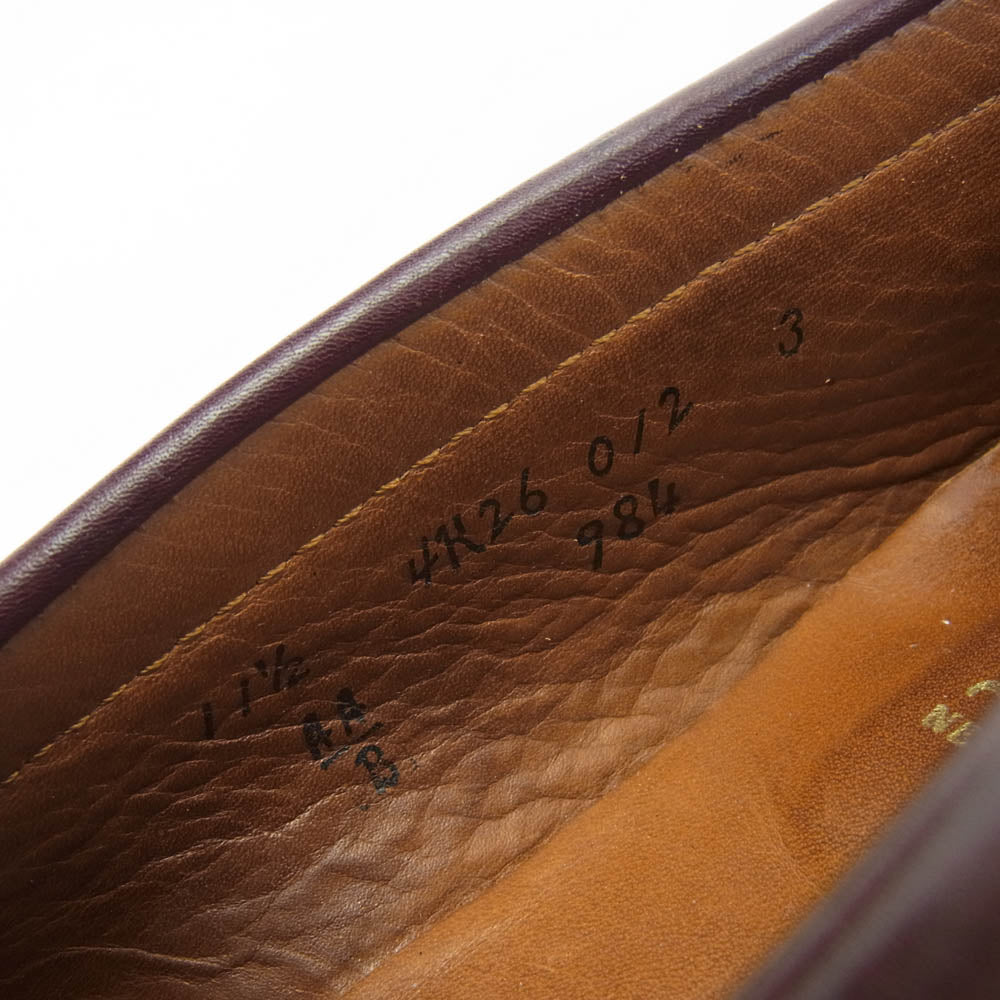 ALDEN オールデン 984 ペニー ローファー コインローファー バーガンディ 赤みがかった茶色 US11.5【中古】