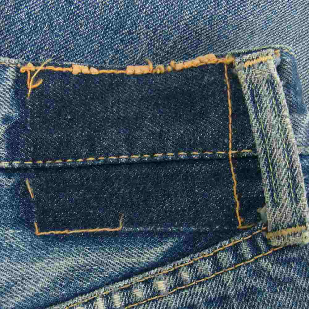 Levi's リーバイス オリジナル 50s 501XX BIGE 紙パッチ ボタン裏刻印無し 鉄製リベット刻印16 オフセット デニムパンツ ライトブルー系 W32インチ程度【中古】