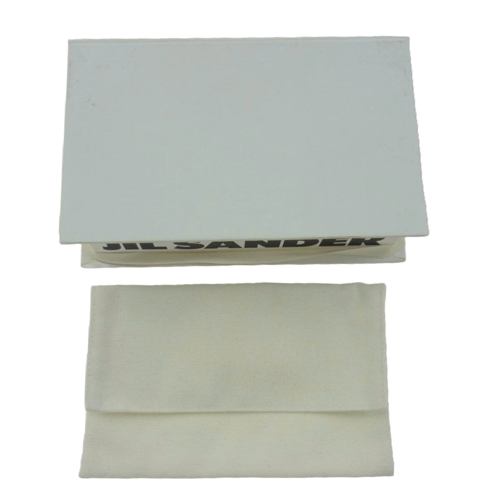 JIL SANDER ジルサンダー Ripple リップル Oリング スカーフ ネックレス グレー系【中古】