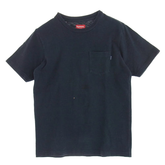 Supreme シュプリーム POCKET TEE ポケット 半袖 Tシャツ ブラック系 S【中古】