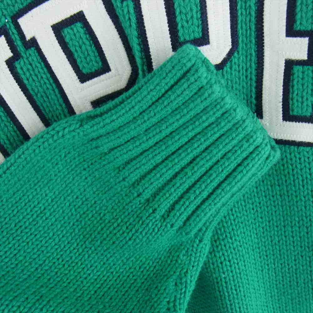 Supreme シュプリーム 16SS Tackle Twill Sweater タックル ツイル セーター クルーネック ニット グリーン系 S【中古】