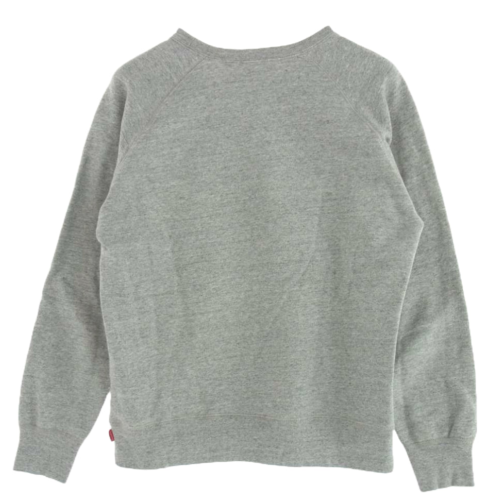 Supreme シュプリーム 12AW Felt Arc crewneck アーチロゴ クルーネック スウェット グレー系 S【中古】