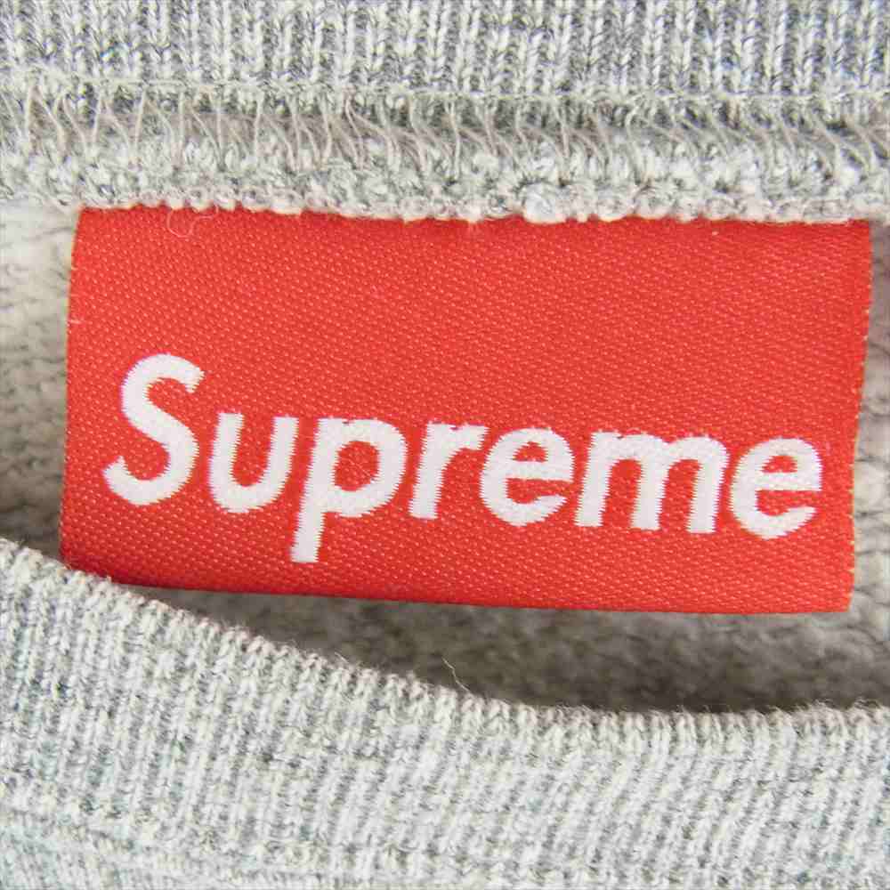 Supreme シュプリーム 12AW Felt Arc crewneck アーチロゴ クルーネック スウェット グレー系 S【中古】