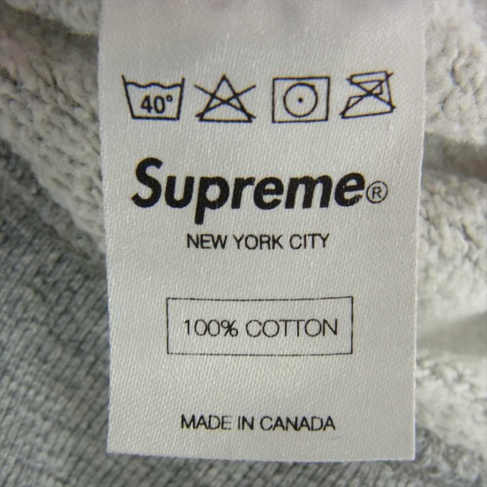 Supreme シュプリーム 12AW Felt Arc crewneck アーチロゴ クルーネック スウェット グレー系 S【中古】