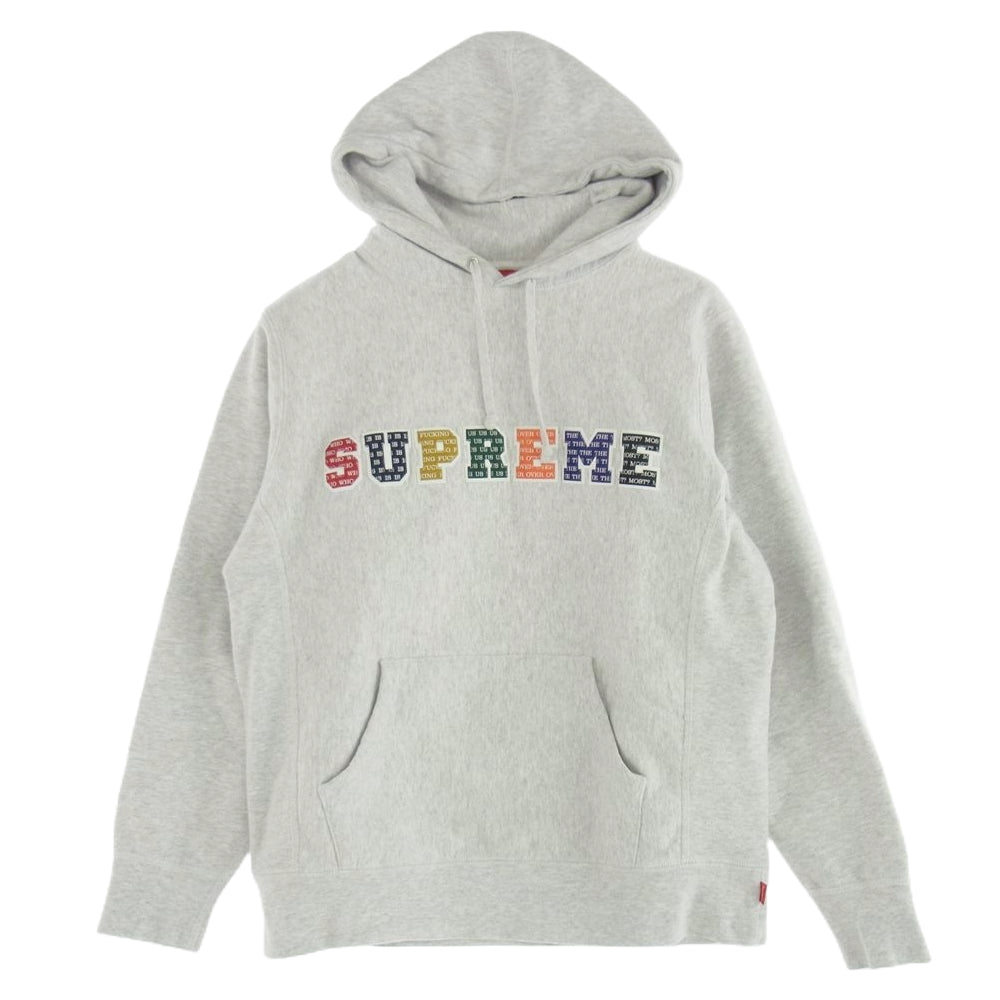 Supreme シュプリーム 19AW The Most Hooded Sweatshirt ザ モスト フーデッド スウェット シャツ グレー系 S【中古】