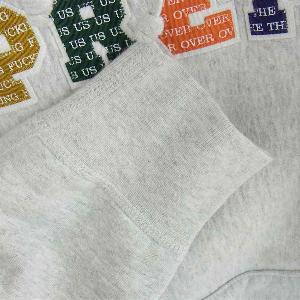 Supreme シュプリーム 19AW The Most Hooded Sweatshirt ザ モスト フーデッド スウェット シャツ グレー系 S【中古】