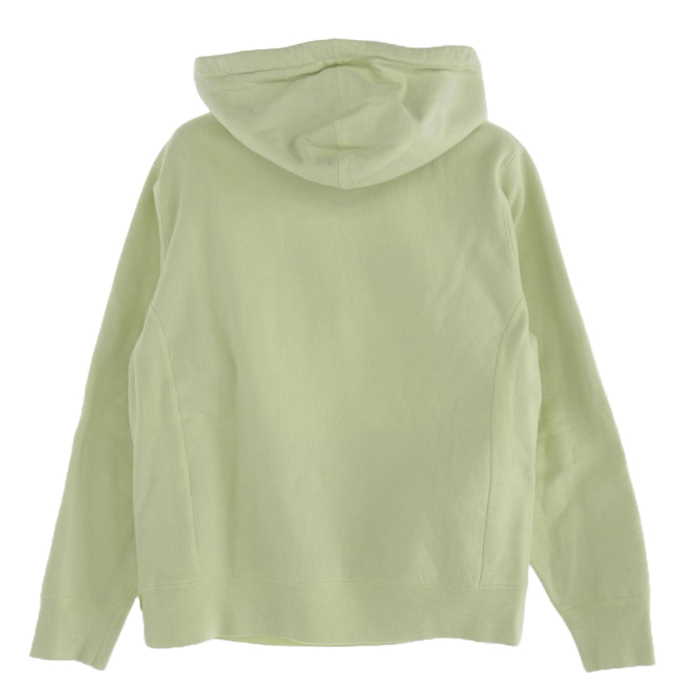 Supreme シュプリーム 17AW ワングラム期 box logo hooded sweatshirt ボックスロゴ プルオーバー スウェット パーカー フーディ ペールライム ライトグリーン系 S【中古】