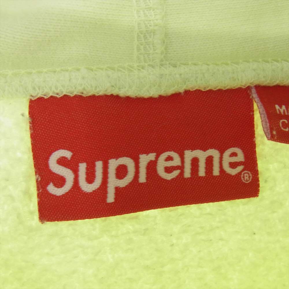 Supreme シュプリーム 17AW ワングラム期 box logo hooded sweatshirt ボックスロゴ プルオーバー スウェット パーカー フーディ ペールライム ライトグリーン系 S【中古】