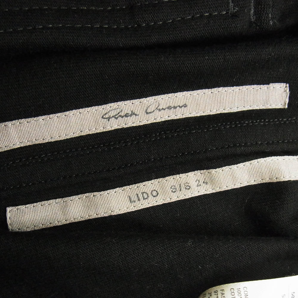 Rick Owens リックオウエンス 24SS RU01D3396-BA MASTODON CARGO マストドン カーゴ パンツ ブラック系 50【中古】
