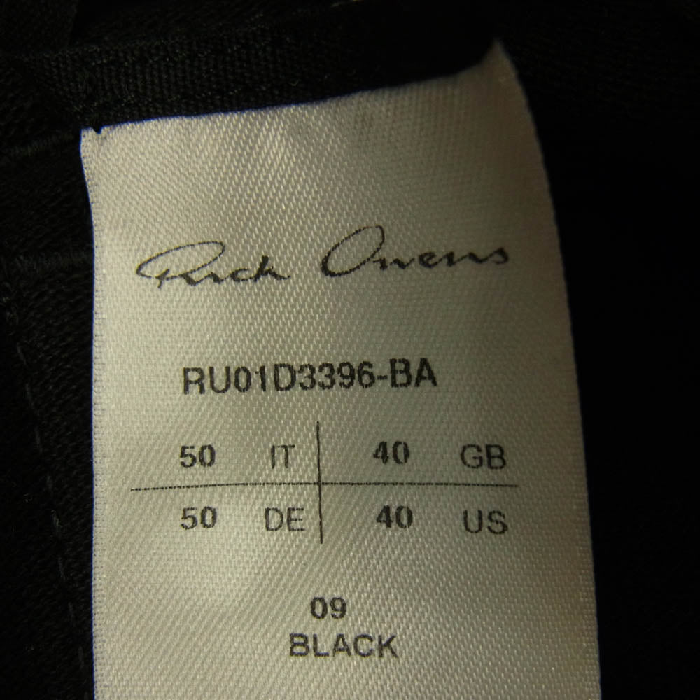 Rick Owens リックオウエンス 24SS RU01D3396-BA MASTODON CARGO マストドン カーゴ パンツ ブラック系 50【中古】