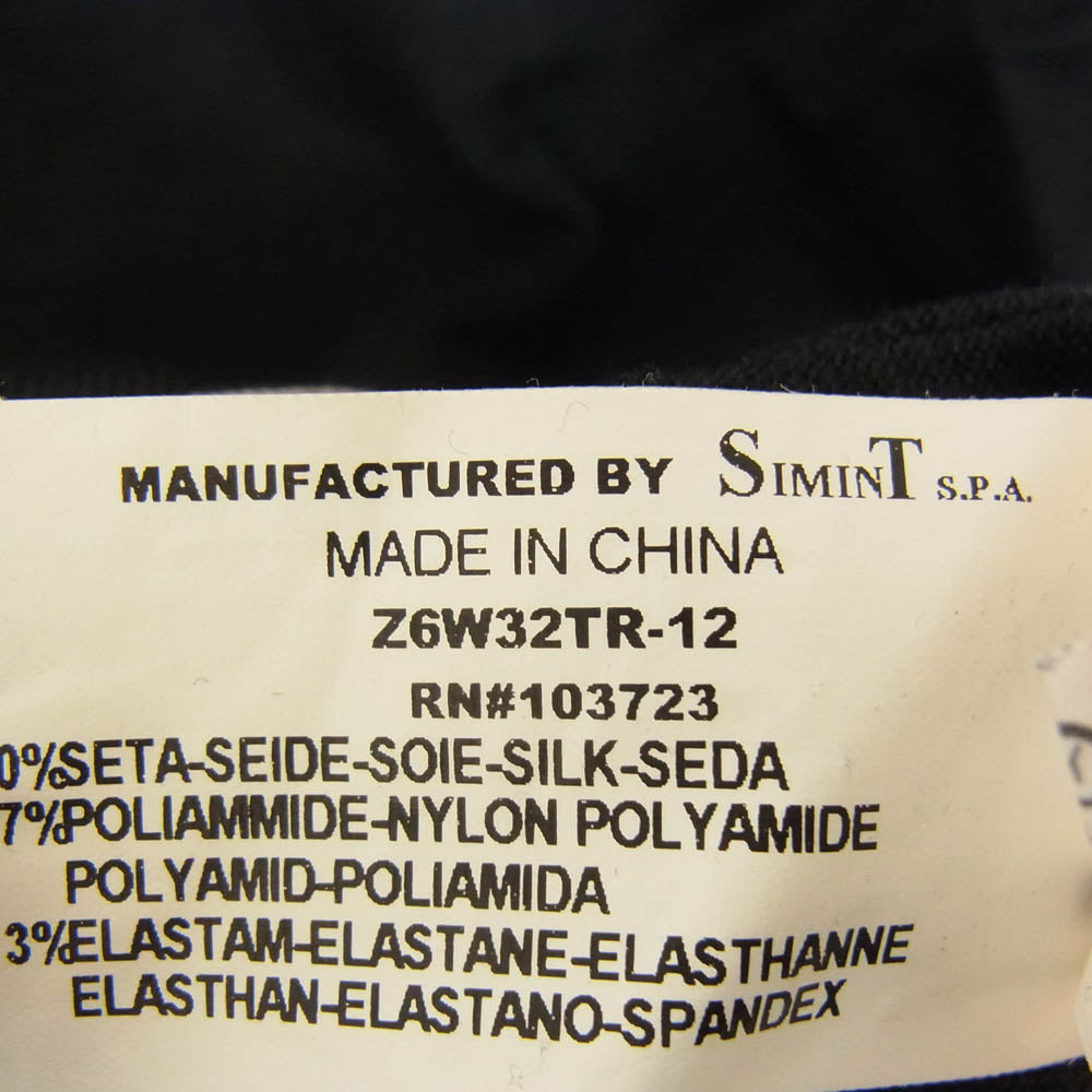 ARMANI JEANS アルマーニ・ジーンズ Z6W32TR-12 Vネック 半袖 ポロシャツ ブラック系 L【中古】