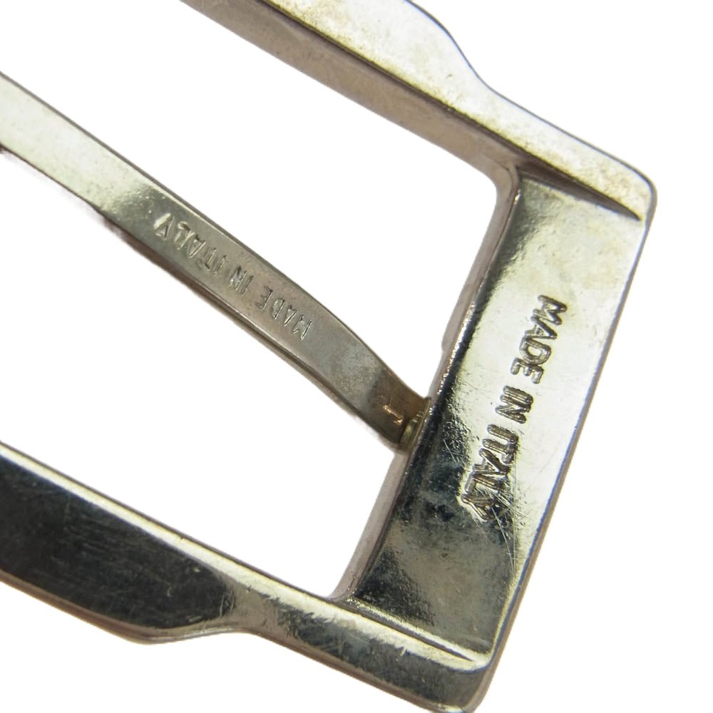 VERSACE ヴェルサーチ メデゥーサ スタッズ レザー ベルト ブラック系【中古】