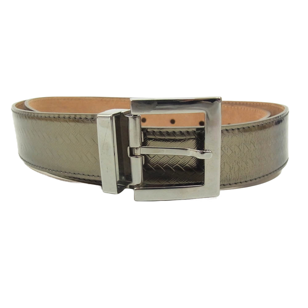 DOLCE&GABBANA ドルチェアンドガッバーナ コブラ柄 レザー ベルト ゴールド系 メタリック系【中古】