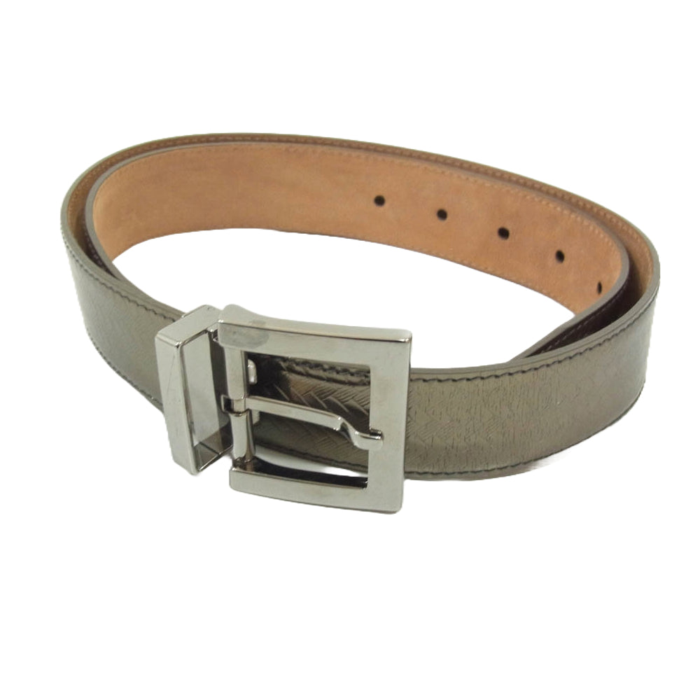 DOLCE&GABBANA ドルチェアンドガッバーナ コブラ柄 レザー ベルト ゴールド系 メタリック系【中古】