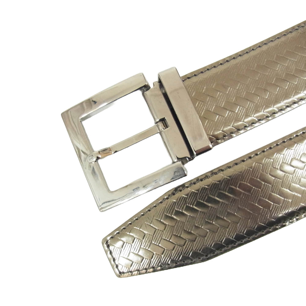 DOLCE&GABBANA ドルチェアンドガッバーナ コブラ柄 レザー ベルト ゴールド系 メタリック系【中古】