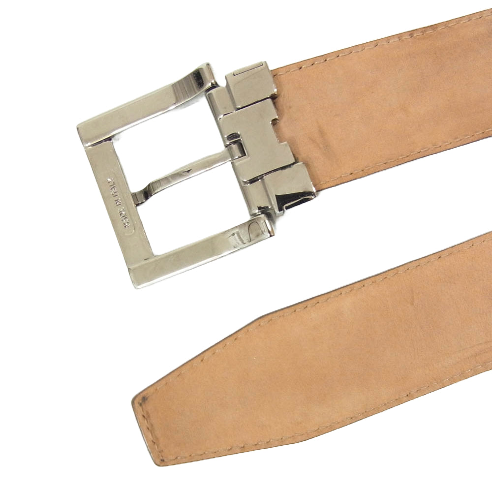 DOLCE&GABBANA ドルチェアンドガッバーナ コブラ柄 レザー ベルト ゴールド系 メタリック系【中古】