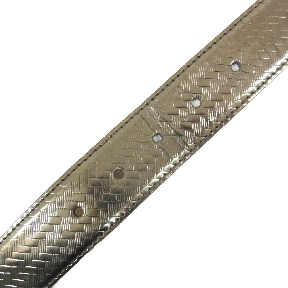 DOLCE&GABBANA ドルチェアンドガッバーナ コブラ柄 レザー ベルト ゴールド系 メタリック系【中古】