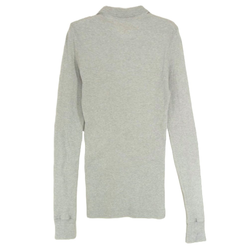 DOLCE&GABBANA ドルチェアンドガッバーナ クルーネック コットン カットソー 長袖 グレー系 44【中古】