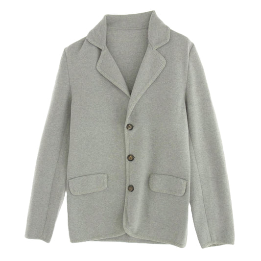 Lucien Pellat-Finet ルシアンペラフィネ バック スカルデザイン コットン テーラード ジャケット グレー系 S【中古】