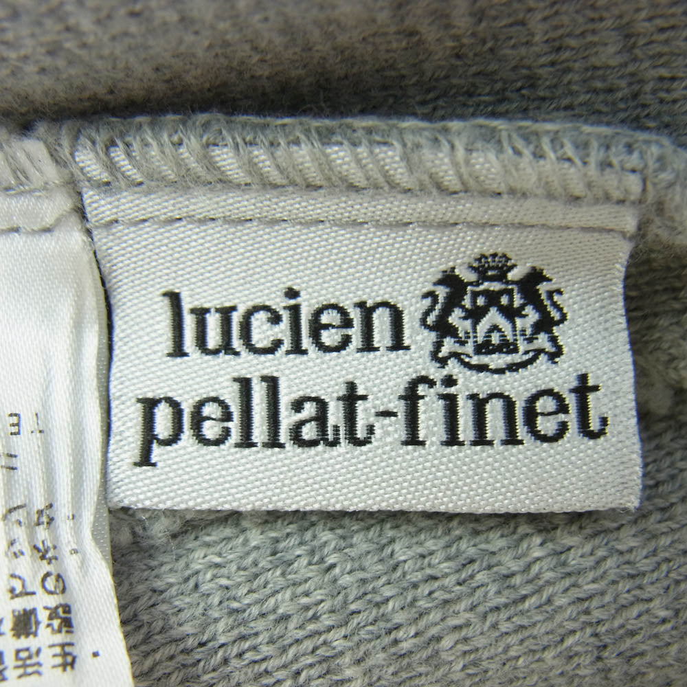 Lucien Pellat-Finet ルシアンペラフィネ バック スカルデザイン コットン テーラード ジャケット グレー系 S【中古】