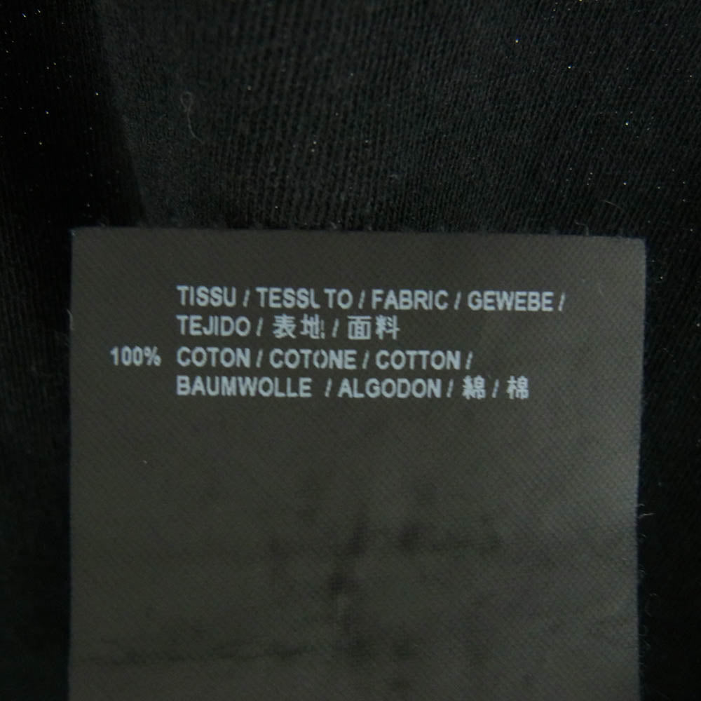 SAINT LAURENT サンローラン 16AW 440746 YB1BE エディ期 Think It プリントTシャツ 半袖カットソー ブラック系 XS【中古】