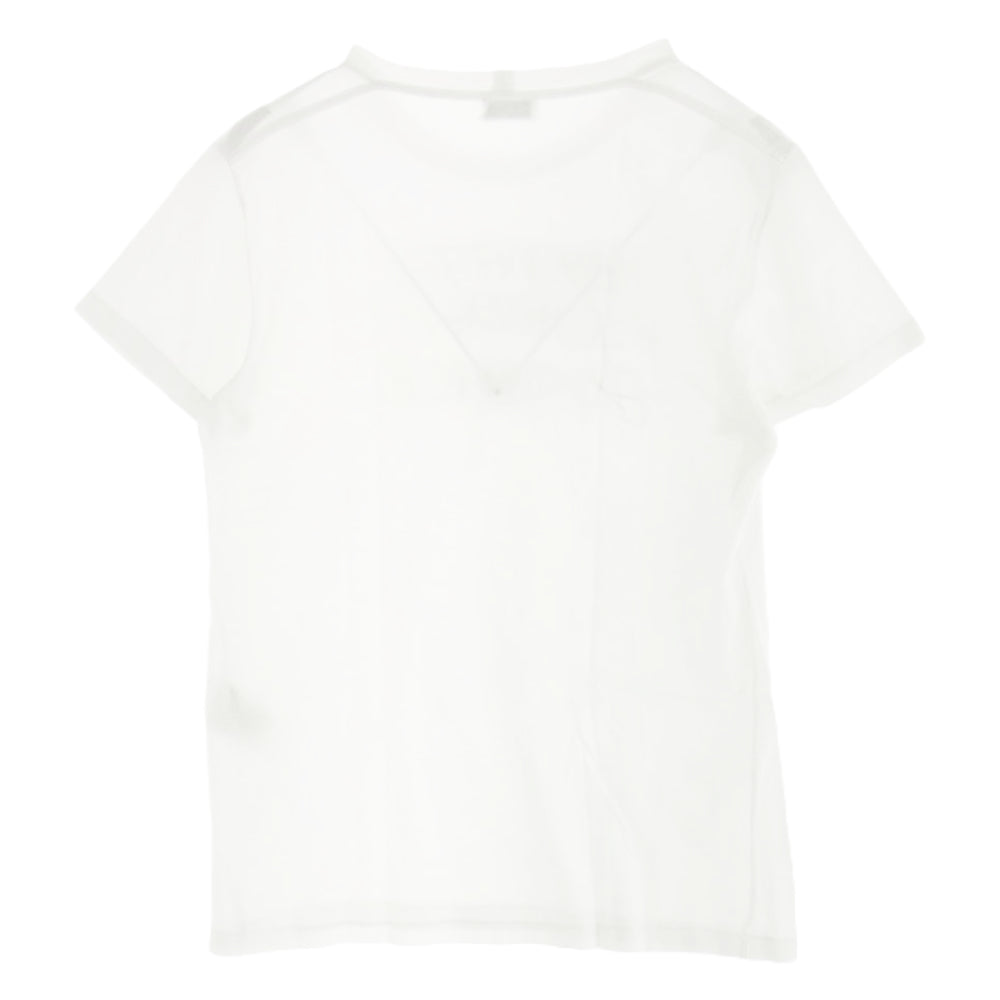 SAINT LAURENT サンローラン 16SS 440750 YB1AE エディ期 PsyChedelic Tee プリント Tシャツ 半袖カットソー ホワイト系 XS【中古】