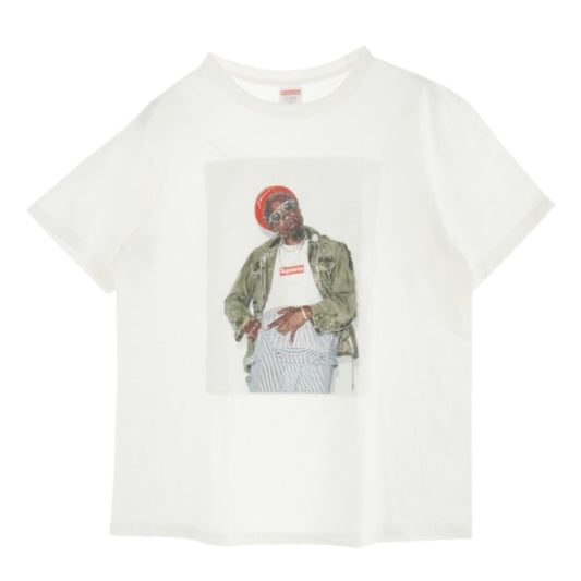 Supreme シュプリーム 22AW Andre 3000 Tee フロントプリント Tシャツ 半袖カットソー ホワイト系 M【中古】