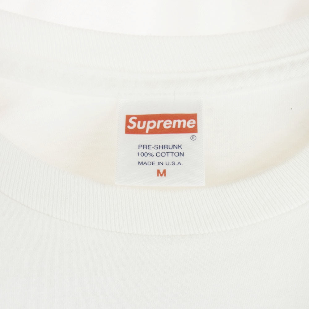 Supreme シュプリーム 22AW Andre 3000 Tee フロントプリント Tシャツ 半袖カットソー ホワイト系 M【中古】