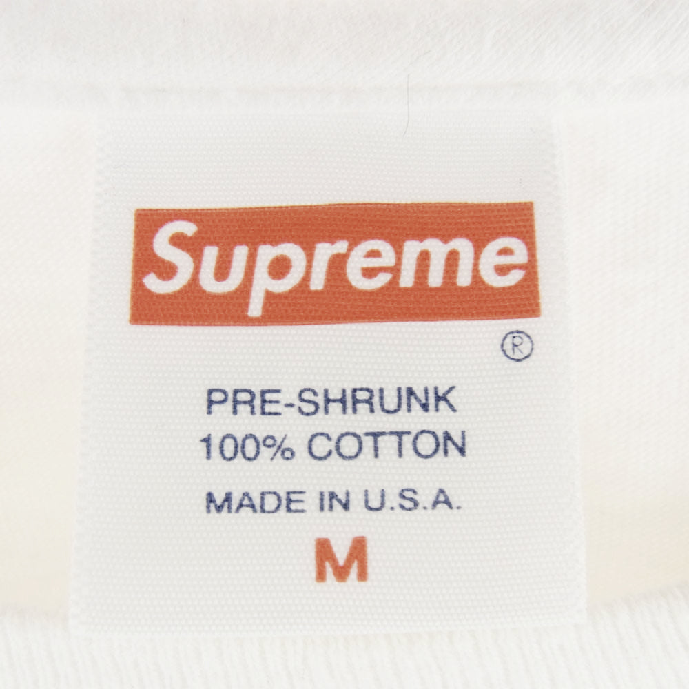 Supreme シュプリーム 22AW Andre 3000 Tee フロントプリント Tシャツ 半袖カットソー ホワイト系 M【中古】