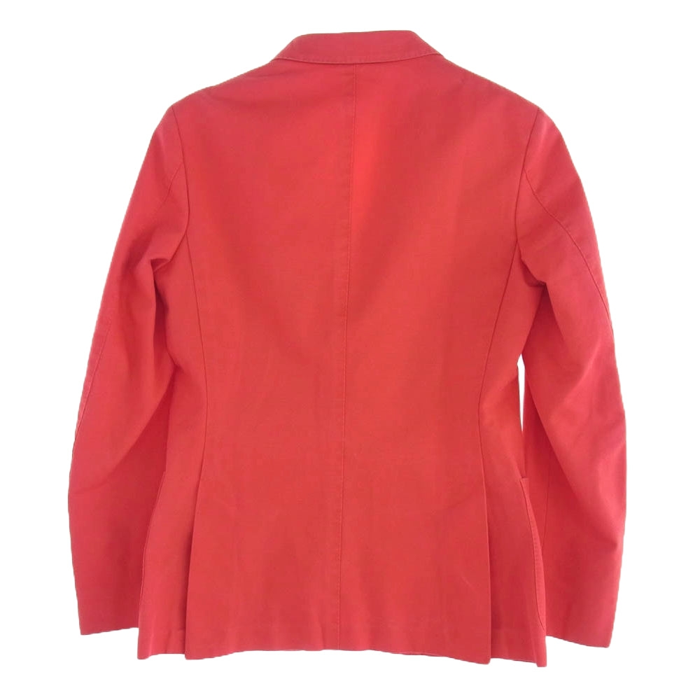 GUCCI グッチ CTX 75907G 2B コットン テーラード ジャケット レッド系 44【中古】