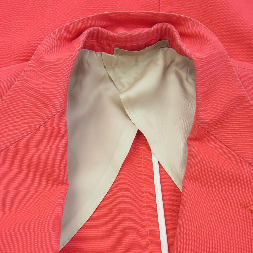 GUCCI グッチ CTX 75907G 2B コットン テーラード ジャケット レッド系 44【中古】