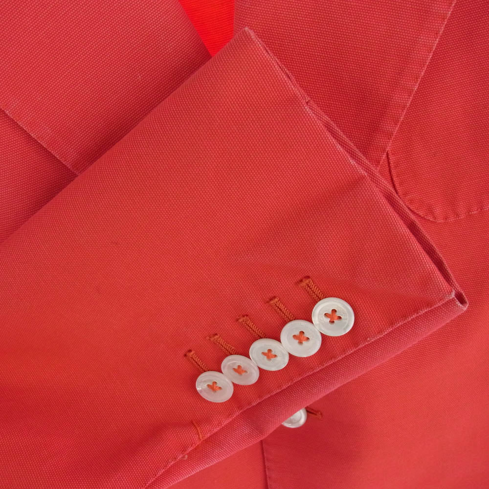 GUCCI グッチ CTX 75907G 2B コットン テーラード ジャケット レッド系 44【中古】