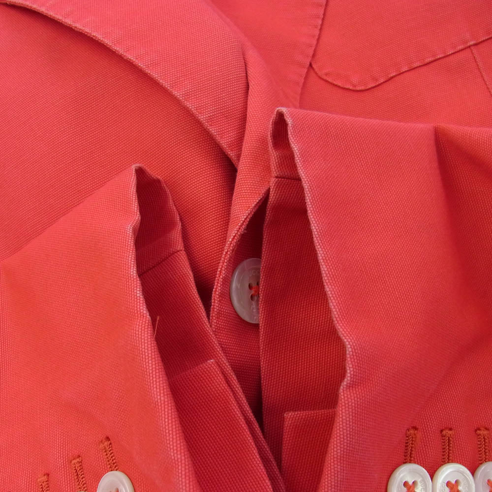 GUCCI グッチ CTX 75907G 2B コットン テーラード ジャケット レッド系 44【中古】