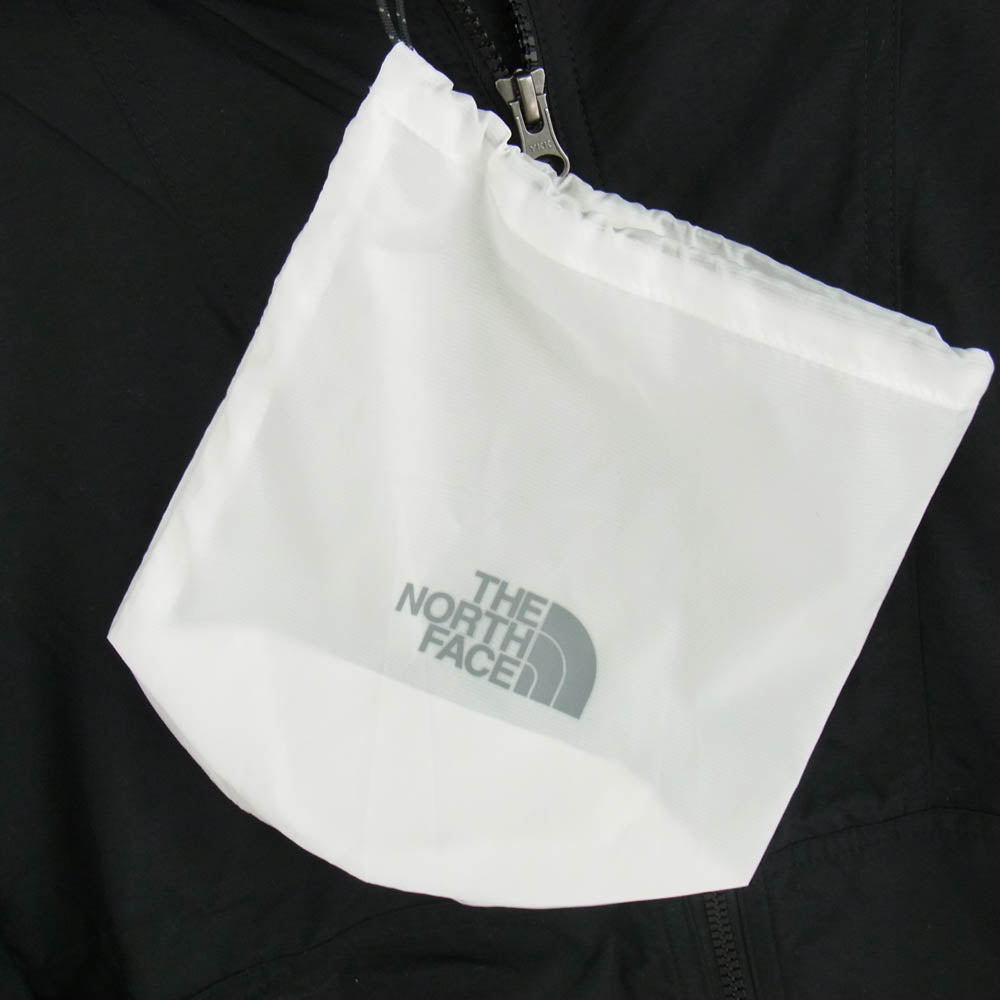 THE NORTH FACE ノースフェイス NP72230 Compact Jacket コンパクト ジャケット シェルジャケット スタッフサック付き ブラック系 XL【新古品】【未使用】【中古】
